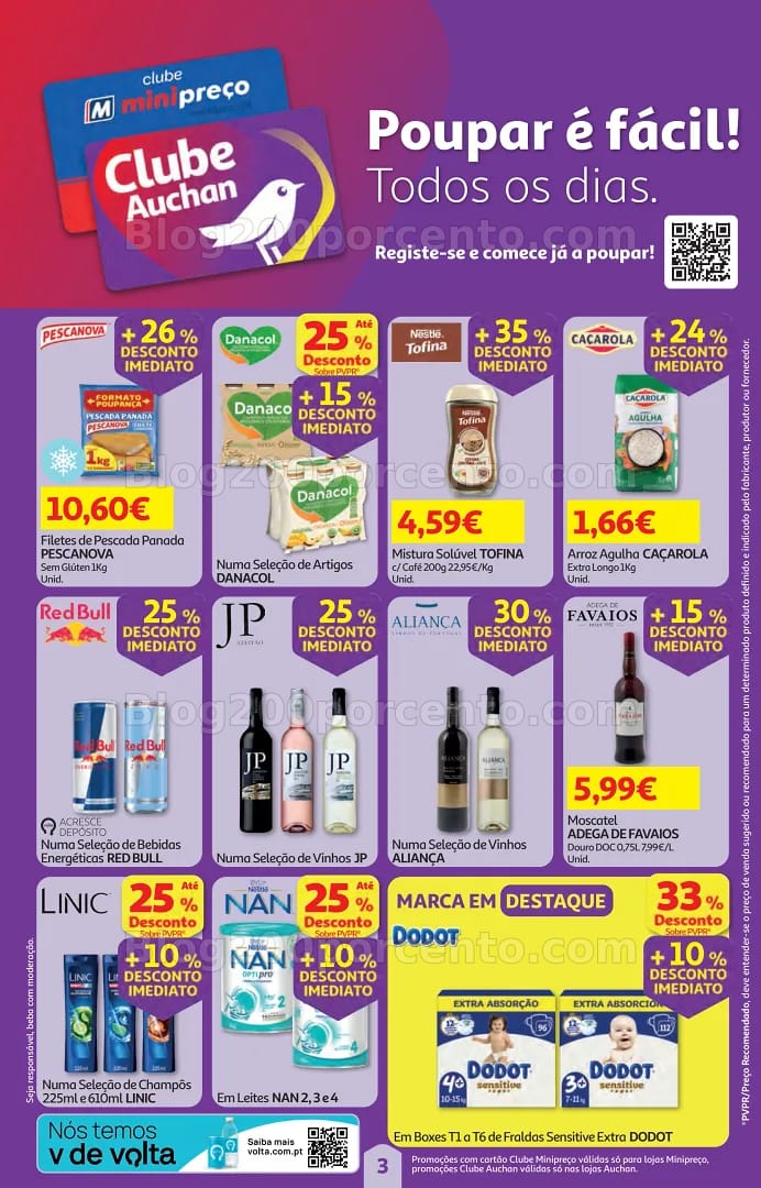 Antevisão Folheto MINIPREÇO - AUCHAN Promoções de 30 abril a 6 maio